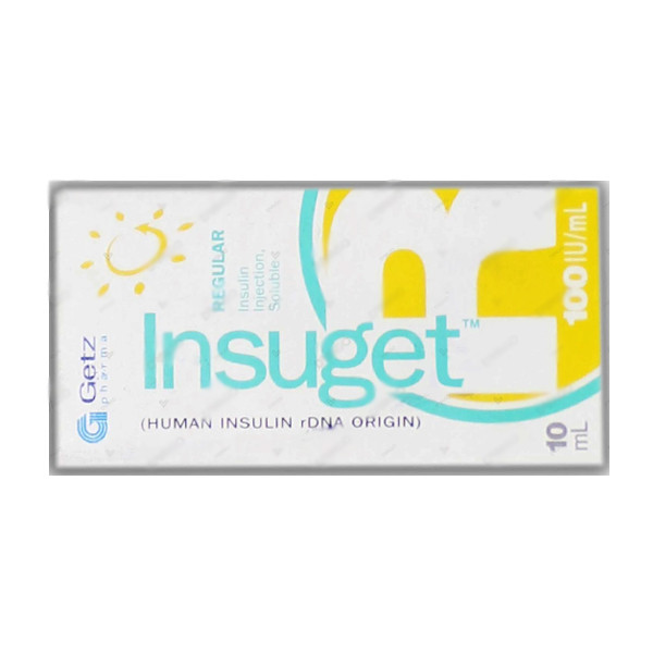 Insuget Regular 100 IU injection